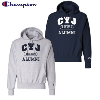 CHAMPION MIDWEIGHT HOODED SWEATSHIRT - ALUMNI