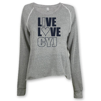 WOMEN'S  MUSHY CREW -  LIVE LOVE CYJ