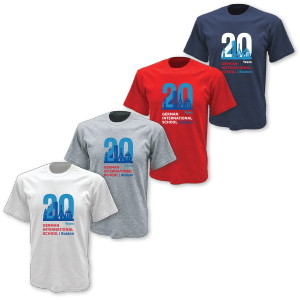 100% COTTON TEE - 20TH ANNIVERSARY LOGO