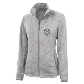 LADIE'S HEATHERED FLEECE JACKET