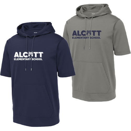 WICKING FLEECE SHORT SLEEVE HOODIE