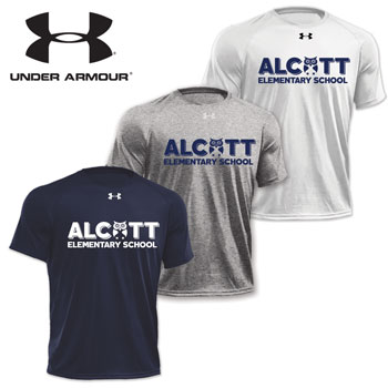 UNDER ARMOUR - LOOSE GEAR TEE - HORIZONTAL LOGO