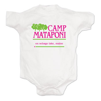 INFANT CREEPER - PINK & GREEN LOGO