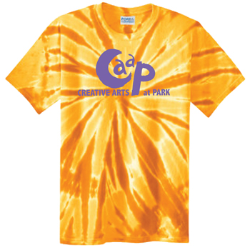 COTTON  GOLD TIE-DYED TEE - CAAP