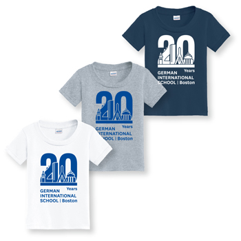 TODDLER 100% COTTON TEE - 20TH ANNIVERSARY LOGO