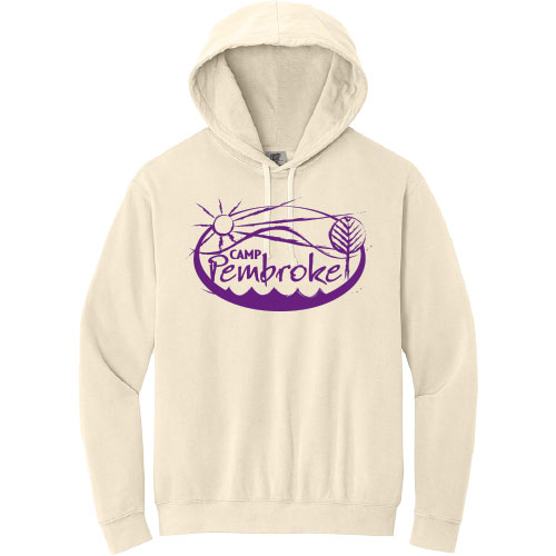 GARMENT DYED HOODED SWEATSHIRT