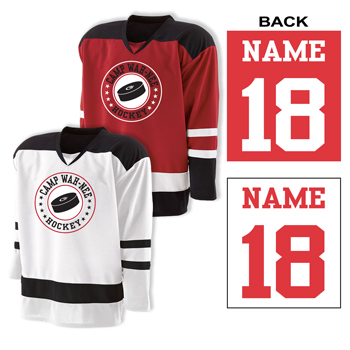 HOCKEY JERSEY W/CUSTOM NAME & NUMBER