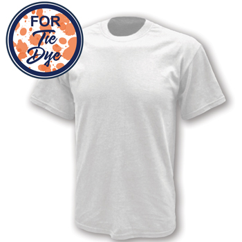 WHITE T-SHIRT FOR TIE-DYING