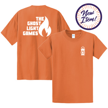 GHOSTLIGHT GAMES - ORANGE VINTAGE TEE