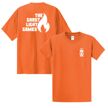 GHOSTLIGHT GAMES - ORANGE VINTAGE TEE