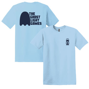 GHOSTLIGHT GAMES - LIGHT BLUE VINTAGE TEE