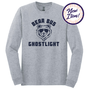 LONG SLEEVE TEE - BEAR BUS GHOSTLIGHT