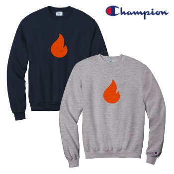 GHOSTLIGHT CHAMPION FLAME SWEATSHIRT