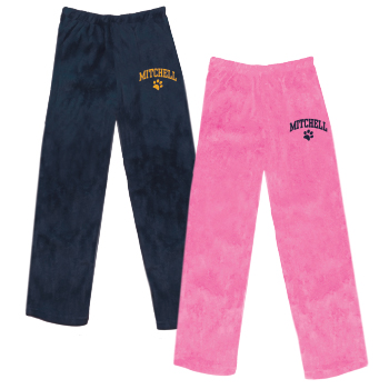 FUZZY FLEECE PANTS with LOGO