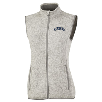 WOMEN'S HEATHERED FLEECE VEST - NEEDHAM