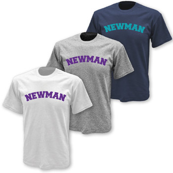100% COTTON TEE - NEWMAN WORDMARK