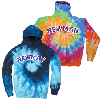 TIE DYE HOODED SWEATSHIRT