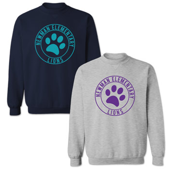 CLASSIC CREW SWEATSHIRT - CIRCLE PAW