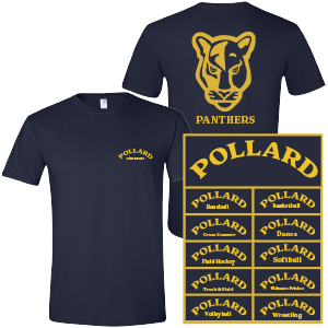 SOFTSTYLE TEE - POLLARD PANTHERS ATHLETICS