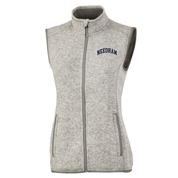 WOMEN'S HEATHERED FLEECE VEST
