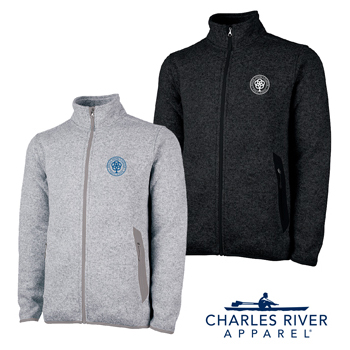 MEN'S HEATHERED FLEECE JACKET