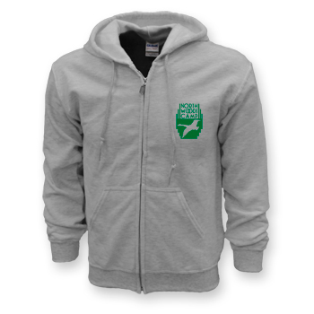ZIP HOODED SWEATSHIRT