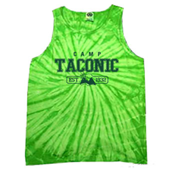 TIE-DYE TANK TOP - LIME (CLEARANCE)