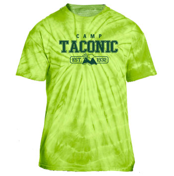 TIE-DYE S/S TEE - LIME (CLEARANCE)