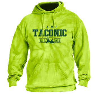 TIE-DYE SWEATSHIRT - LIME (CLEARANCE)
