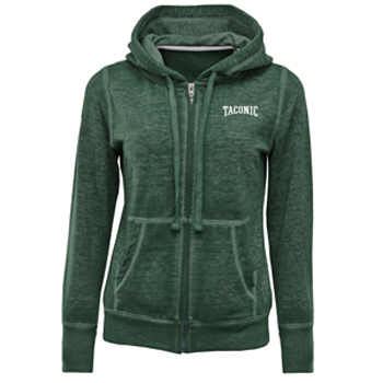 WOMENS BURNOUT FULL ZIP HOODIE