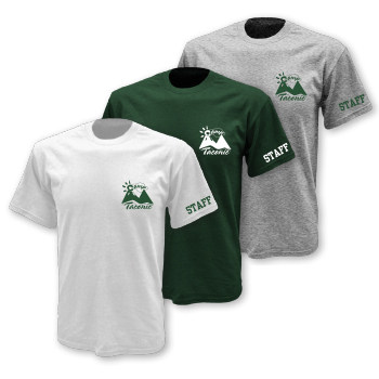 TACONIC STAFF - 100% COTTON TEE - Left Chest logo