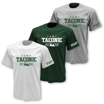 TACONIC STAFF - 100% COTTON TEE - Full Front logo