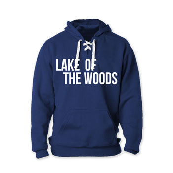 SPORT LACE-UP HOODIE