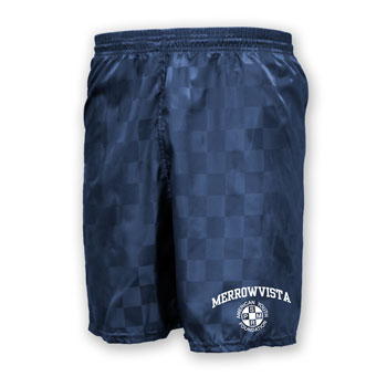 NYLON CHECKERED SOCCER SHORT