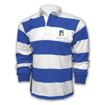 100% COTTON LONG SLEEVE RUGBY SHIRT