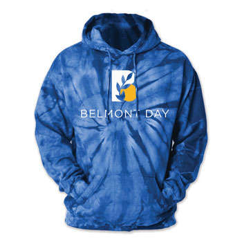 HOODED TIE-DYED SWEATSHIRT