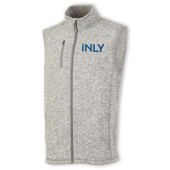 MEN'S HEATHERED FLEECE VEST