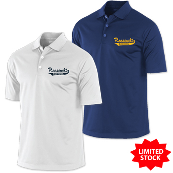 PIQUE POLO SHIRT - ROOSEVELT SWOOSH LOGO - LMTD AVAILABILITY