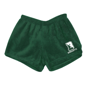 FUZZY BUNK SHORTS w/ LOGO