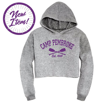 LADIES' CROPPED HOODIE