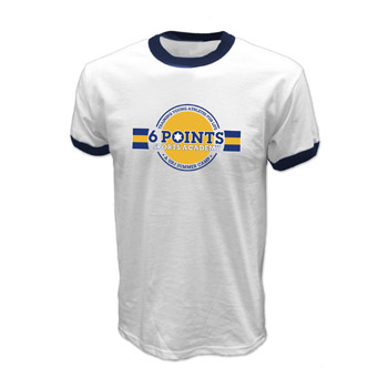 100% COTTON RINGER TEE
