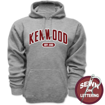 VINTAGE APPLIQUE HOODED SWEATSHIRT