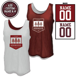 REVERSIBLE BASKETBALL PINNIE W/ CUSTOM NAME & NUMBER