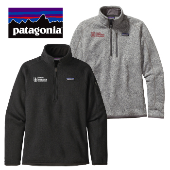 K&E LOGO - PATAGONIA MENS BETTER SWEATER QUARTER ZIP FLEECE