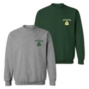 EVERGREEN RETRO LOGO - CREWNECK SWEATSHIRT