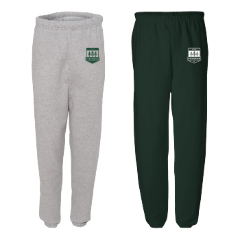 EVERGREEN LOGO - JERZEES NUBLEND SWEATPANTS - ADULT AND YOUTH