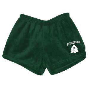 FUZZY BUNK SHORTS WITH LOGO