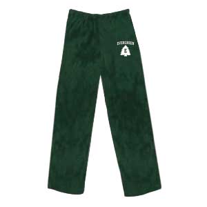 FUZZY BUNK PANTS WITH LOGO