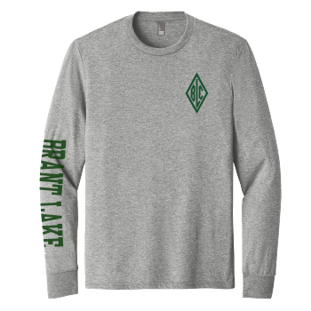 YOUTH & ADULT - LONGSLEEVE TRI-BLEND T-SHIRT - ARM LOGO