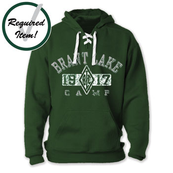 SPORT LACE-UP HOODIE